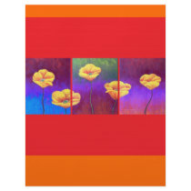 Yellow Poppy Flower Painting - Multi letterhead