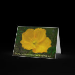 Yellow Poppy Mother's Day Card