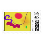 Yellow stamps