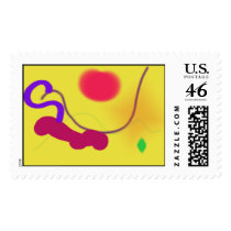Yellow postage