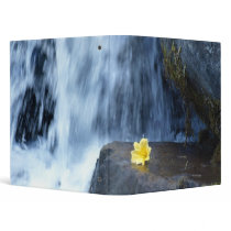 Yellow Primrose at Waterfall Vinyl Binder