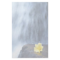 Yellow Primrose at Waterfall Personalized Stationery