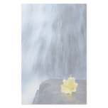 Yellow Primrose at Waterfall Personalized Stationery