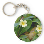 yellow Primrose flowers Key Chain
