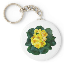 Yellow Primroses Key Chains