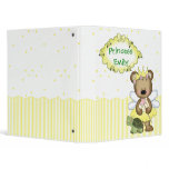 Yellow Princess Baby Binder