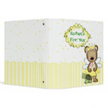 Yellow Princess Baby Binder