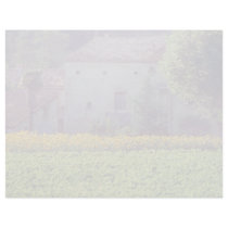 yellow Provencal mas near Carpentras in field of s Letterhead Design