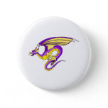 Yellow Puple Winged Dragon buttons