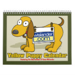 Yellow Puppy Calender 2011 Calendar