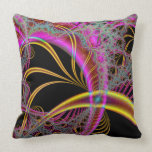 Yellow-Purple Dreamscape Throw Pillow