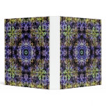 Yellow Purple Fractal Electricity Vinyl Binders