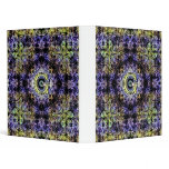 Yellow Purple Fractal Electricity G Binders