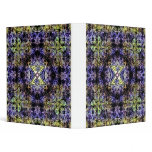 Yellow Purple Fractal Electricity X Vinyl Binder