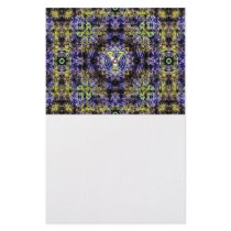 Yellow Purple Fractal Electricity Y Stationery Paper