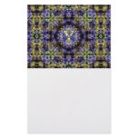 Yellow Purple Fractal Electricity Y Stationery Paper