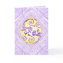 Yellow & Purple Painted Egg cards