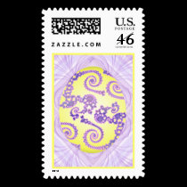 Yellow & Purple Painted Egg stamps