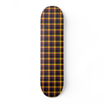 Yellow Purple Pink Black Plaid skateboards