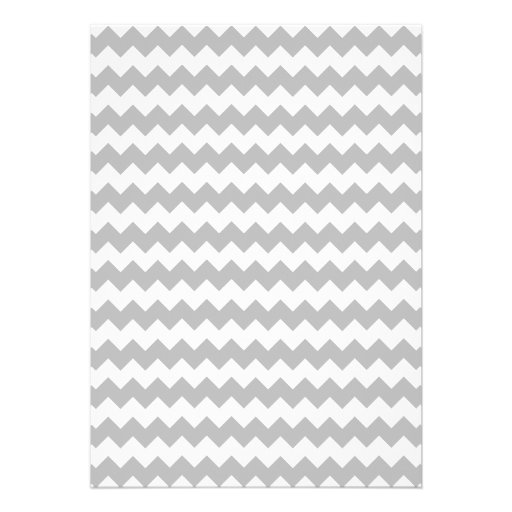 Yellow Quatrefoil Chevron Birthday Invitation