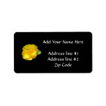 Yellow Ranunculus Custom Address Labels