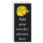 Yellow Ranunculus Custom Rack Cards
