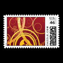 yellow red circles Postage postage by webunicorn yellow red circles Postage postage