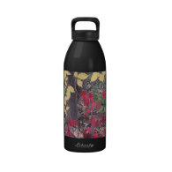 Yellow & Red Fall Leaves BPA Free Water Bottle