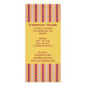 yellow red ribbons rack cards by DonnaGraysonAbstract yellow red ribbons rack cards