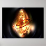 Yellow red shine posters