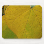 Yellow Redbud Leaves Mousepad