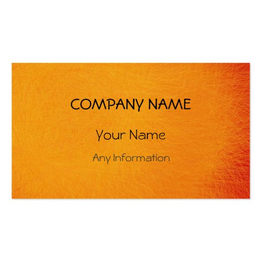 Yellow Retro Abstract Painting 4 Business Cards (front side)