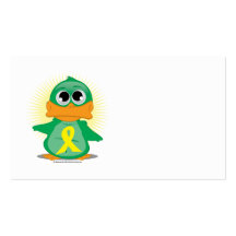 Yellow Ribbon Duck Business Card Template