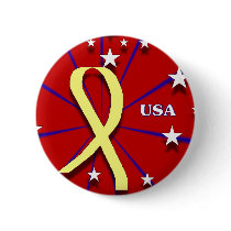 Yellow Ribbon USA buttons by TheStampStore Yellow Ribbon USA buttons