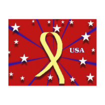 Yellow Ribbon USA postcards
