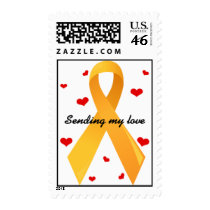 Yellow Ribbon: White stamps