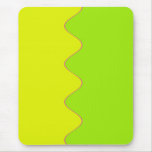 Yellow Ripple Mouse Mat mousepads