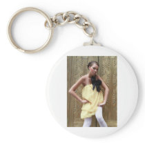 yellow rock love key chain