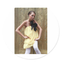 yellow rock love stickers