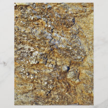 Yellow Rock Texture Personalized Flyer