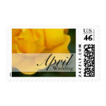 Yellow Rose • April Wedding Stamp