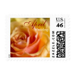 Yellow Rose • April Wedding Stamp