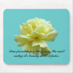 Yellow Rose Blossom Mousepad