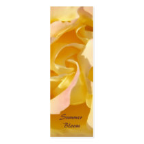 Yellow Rose Bookmark Profile card business cards by kit2008 Yellow Rose Bookmark Profile card business cards