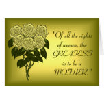 Yellow Rose Bouquet (Mothers Day) Greeting Card