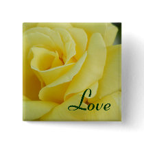 Yellow Rose buttons by SuanSilverTree Yellow Rose buttons