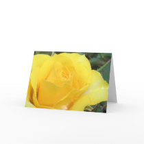 yellow rose card