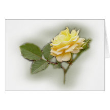 Yellow Rose Card