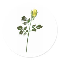 Yellow Rose Clipart stickers
