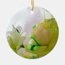 Yellow Rose collection Christmas Ornaments